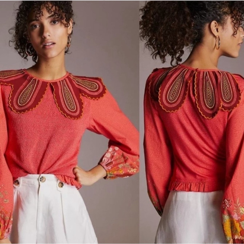Anthropologie Bl^nk Aliyana Blouse